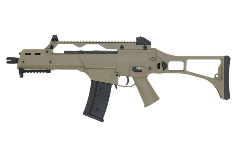 Pusca-electrica-Airsoft-608-TAN-J.G.-Works-1